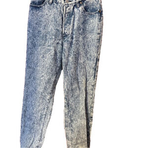 RARE Vintage 80’s High Waist 501 Button Fly Acid Wash Levi’s USA 11